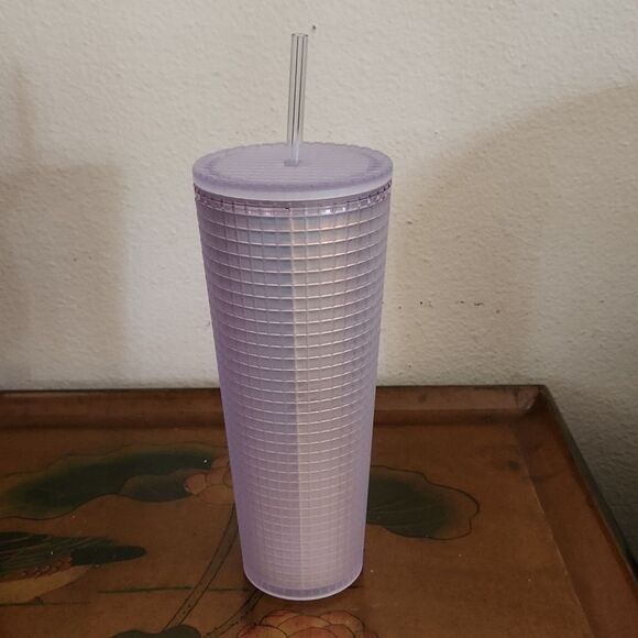 Starbucks Frosted Iridescent Soft Touch Tumbler 24 oz. NWT - Picture 3 of 4